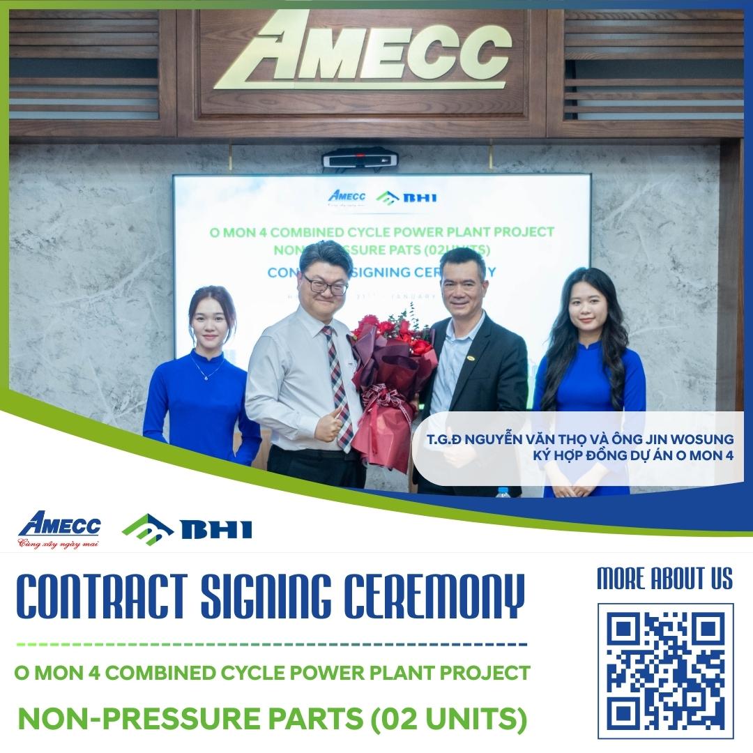 AMECC ký hợp đồng cung cấp kết cấu thép cho Dự án Rabigh II IPP